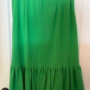 Dainty Jewels Green ruffle Skirt
